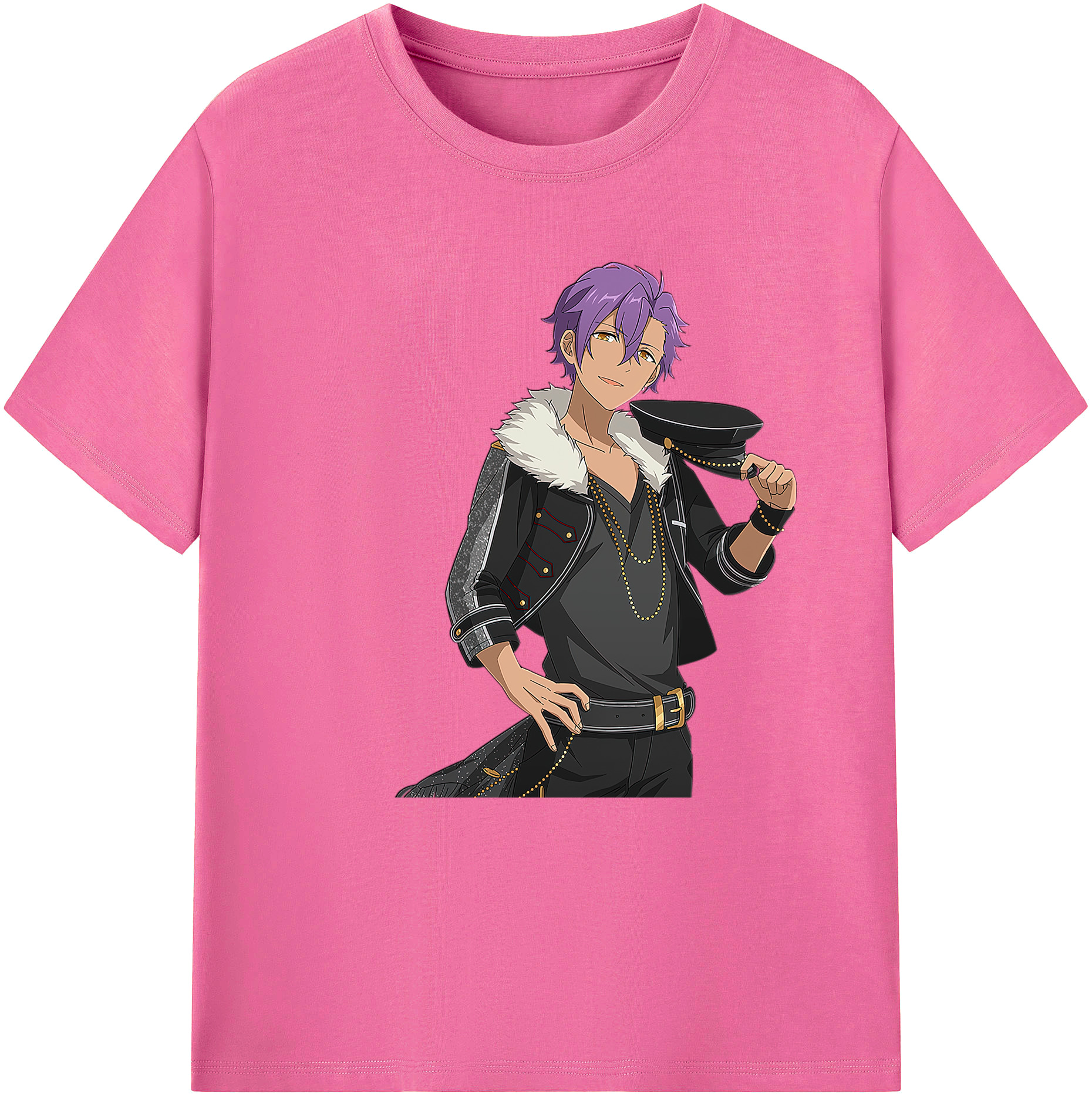 （画像用） あんさんぶるスターズ! Ensemble Stars レディースカジュアルプリントTシャツ（綿100％）
